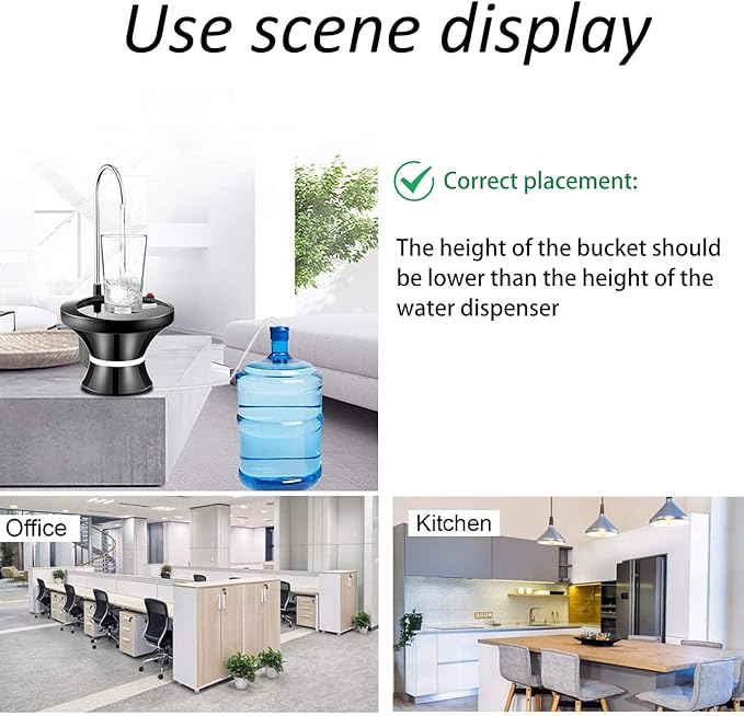 Automatic Electric Drinking Water Bottle Pump – One-Touch Smart Dispenser for Easy & Hygienic Water Access