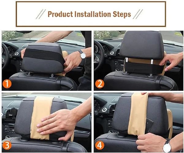 Adjustable Car Seat Headrest – Neck Support for Comfortable Travel